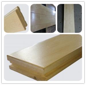 Quality 22x65mm thick light maple sport hardwood flooring wholesale