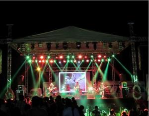 Quality IP65 Protective P6 Outdoor Led Video Wall , Led Backdrop Screen 6m Viewing Distance wholesale