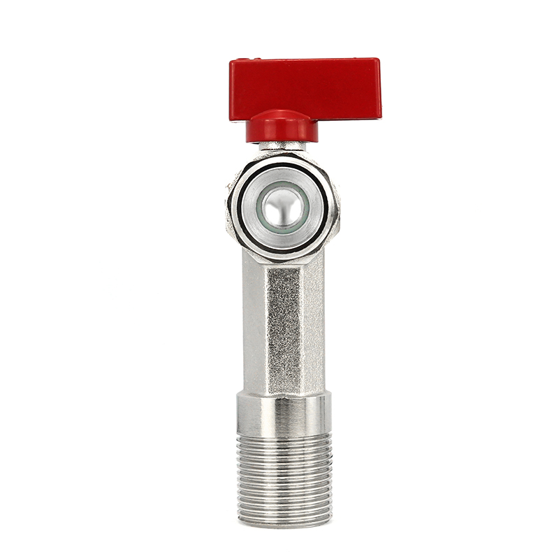 Angle Hardware Tools Brass Pressure Relief Ball Valve NPT / BSP Thread OEM