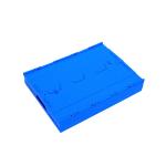 Attached Lids Larger Volume Plastic Collapsible Tote Boxes Stronger and