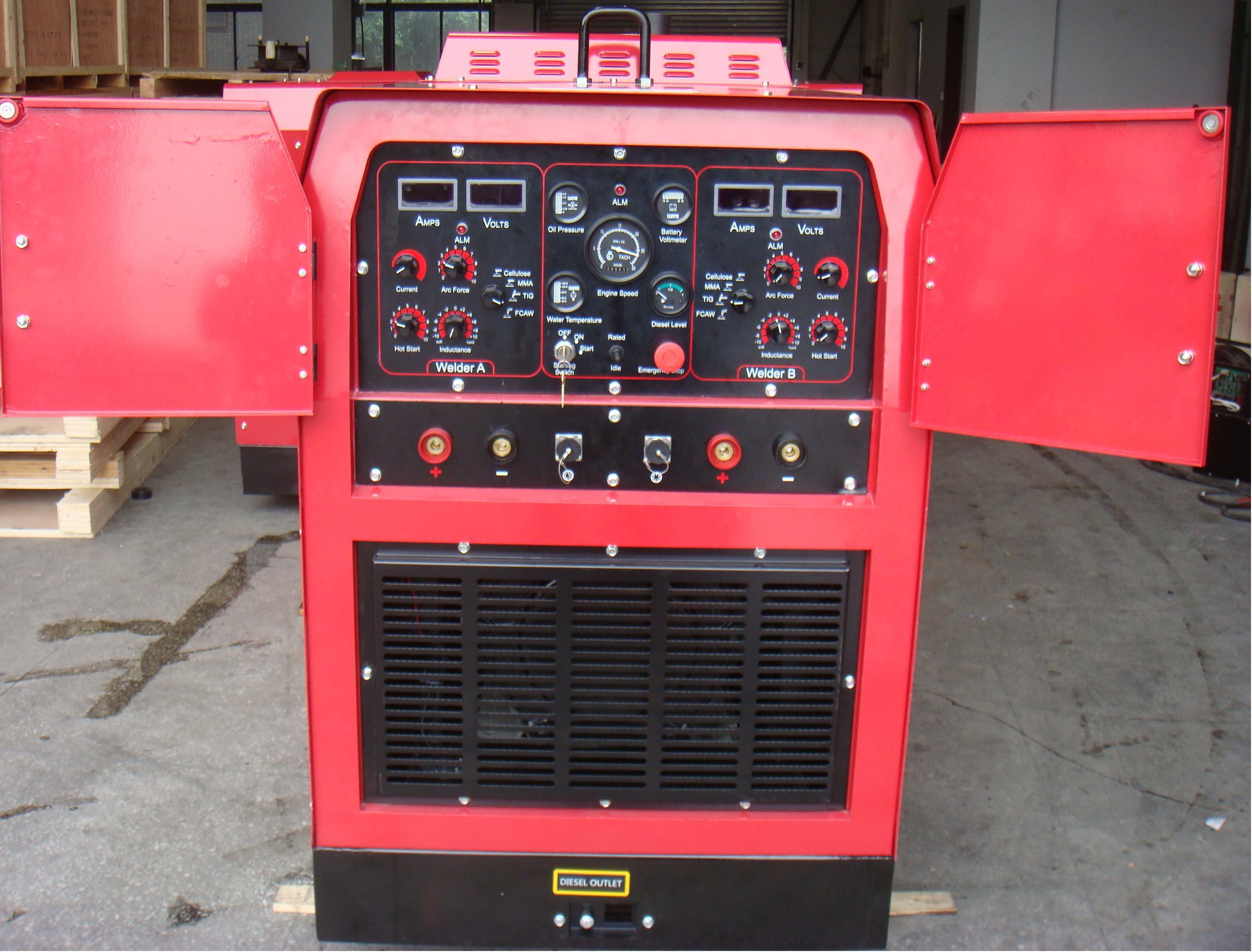 Oil / Gas Pipeline Welding Equipment , Aipower 800A Dual Welding Machine