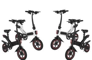 Quality Low Speed Electric Assist Bike , 2 Wheels Folding Electric Powered Bike wholesale