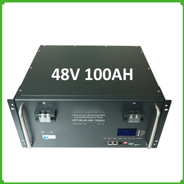 5kwh Li Ion Solar Battery 48V 100Ah LiFePO4 Lithium Ion Storage Battery Pack