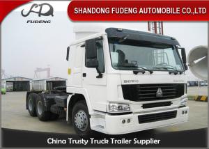 Quality EURO II 6 * 4 Sino Howo Tractor Head Trucks 10 Wheeler One Sleeper 371HP wholesale