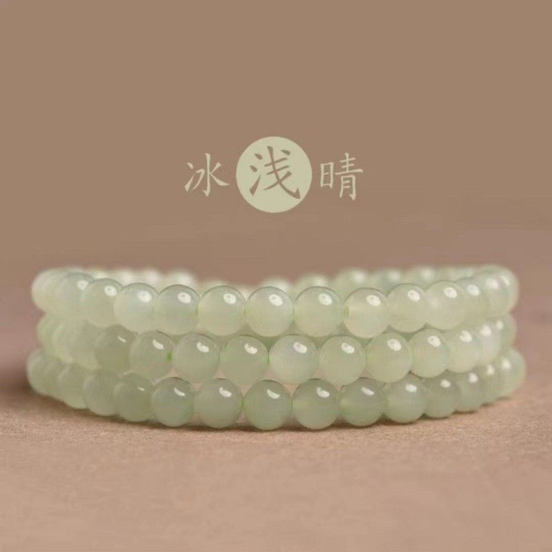 Fashion Jewelry Natural Healing Crystal Green Jade 10mm Bracelets Beaded Bracelets Gemstone Bead Bracelet For Gifts