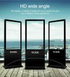 4K Full HD Floor Standing Digital Signage , Indoor Touch Screen Kiosk
