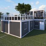 BOX SPACE Luxury Prefabricated House Container Fully Furnished Quick Assembly