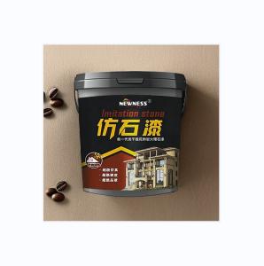 Quality Spray Application Method Water Natural Rock Chips Effect Paint for Granite-like Finish wholesale