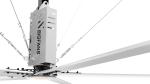 7.3m Gear Reducer Type Industrial Facility Hvls Fans For Traffic Stations