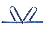 4 Point Static Racing Safety Belts In Black , Red , Blue , Yellow , Gray