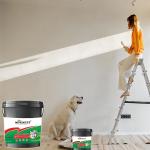 White Silicone Waterproof Coating Great for Flat or Sloped Roof and Indoor Wall