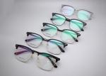 Custom Logo Printing Full-rim Metal Browline Glasses Frame 3538