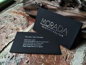 Quality Professional Simple Silver Foil Business Cards 90*50mm With 0.7mm Thickness wholesale