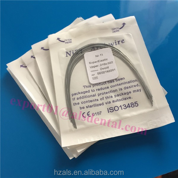 Safety Standard GB15979-2002 Rectangle Orthodontic Niti Arch Wire for Teeth Braces Ovoid Square
