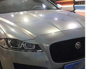 Quality Matte Gold Laser Grey Glitter Car Wrap Air Release Non Fading 140gsm wholesale