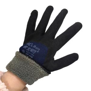 Quality Winter Outdoor Latex Impregnated With Foam Cashmere Warm Glove wholesale