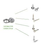 ZINC Stainless Steel Grey Epdm Non-slip Rubber Washer Drill Tail Composite