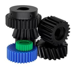 Quality High Elastic Modulus PEEK Plastic Parts Two Layers Peek Gear wholesale