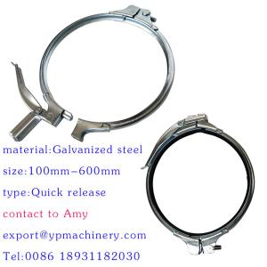 Quality 4 Inch Dust Extraction Galvanized Pipe Clamp wholesale