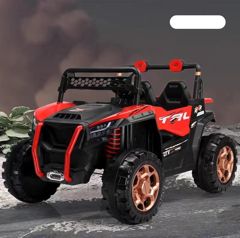 4x4 Electric Buggy Car for Kids Four-wheel Drive Leather Seat and Baking Paint Option