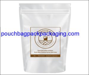 Quality Stand up pouch, Aluminum Foil Protein Powder Bag Dried Snack Packaging wholesale