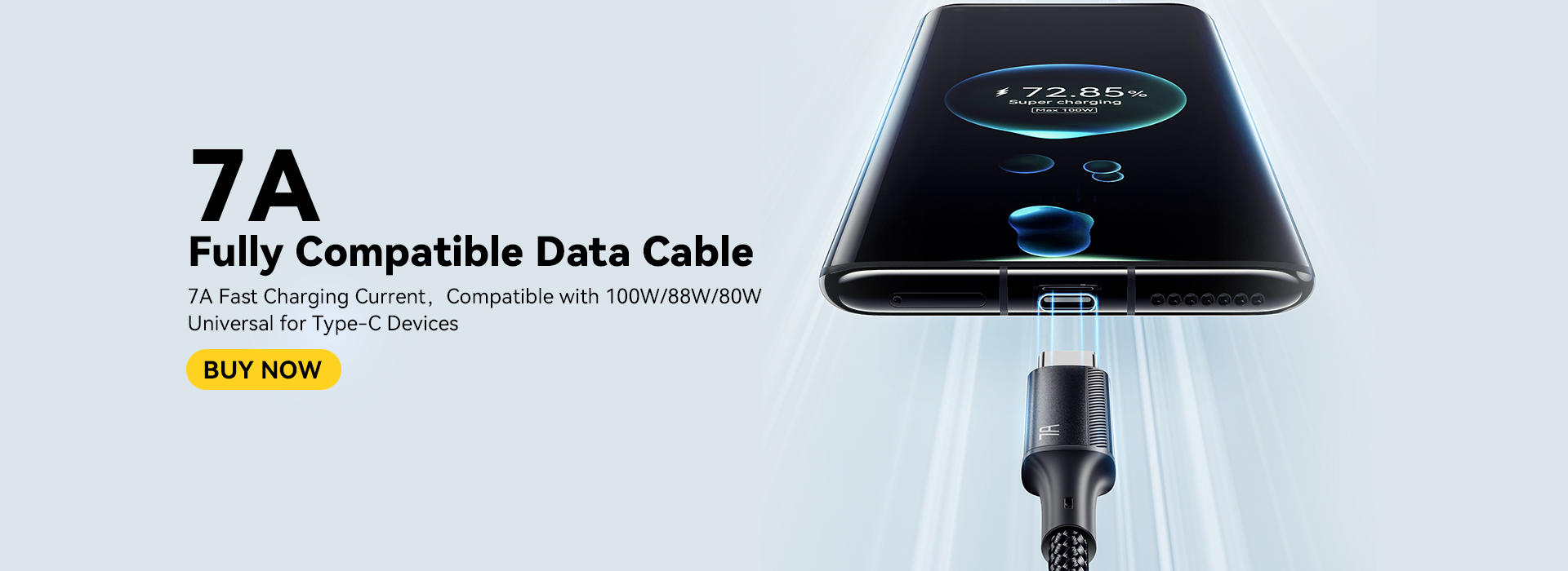 ESSAGER ES-X45 Series 100W Data Cable Charging Cable USB C to USB A