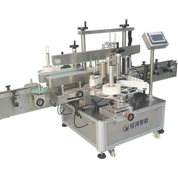 304 Stainless Steel Automatic Flat Bottle Labeling Machine for Round Square Pet