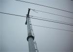 5 - 100m Monopole Steel Structure Tower Four - Leg Welded Long Lifespan