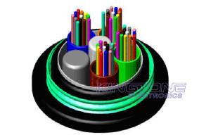 Quality GYFTA53 Fiber Optic Cable G.652D or G.657A 2~24 Core PE Jacket wholesale