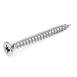 SUS316 Stainless Steel Type 17 Point Pozi Double Csk Head Chipboard Screws With