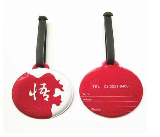 Eco Friendly Personalised Suitcase Tags , Custom Travel Tags For Luggage