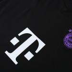 Black Football Training Vest Moisture Wicking Soccer Player Training Vest