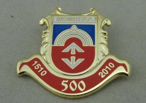 Quality Military Imitation Hard Enamel Lapel Pin Brass Stamped Gold Plating wholesale