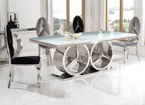 Quality Stainless Steel Marble Restaurant Square Dining Room Tables OEM ODM wholesale