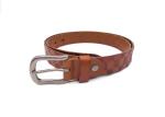 Genuine 3.0cm Embossed Leather Belt With Alloy Pin Buckle