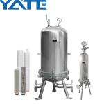 SS 304 316 Single Cartridge Filter Housing For Water Treatment
