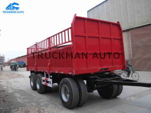 Quality 3 Axles Full Trailer Truck 60 Tons Loading For Container And Bulk Goods wholesale