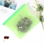 4 Colors BPA Free Reusable Silicone Food Preservation Bag 1500ML