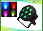 Plastic House 7 X 10w Led DJ Stage Light 4 In 1 Rgbw Led Flat Par Light