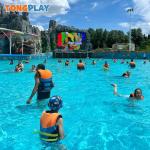 Fiberglass Adventure Island Lazy River Commercial Lazy River Water Park