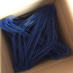 16inch 1.9mm Blue Color Wire Hanger For Dry Cleaners