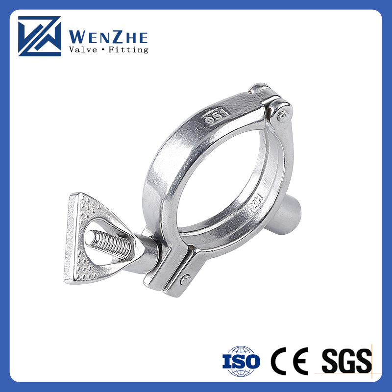 High Pressure Sanitary Vacuum Stainless Steel Pipe Clamp for Customized Brewing Needs