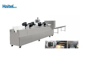 China Peanut Cereal Bar Production Line , Granola Bar Cutting Machine No Stop Slitting on sale