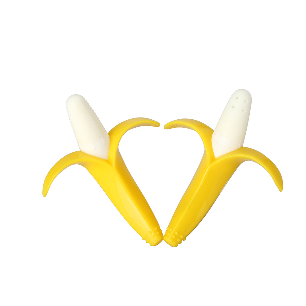 Slow Flow Teething Soothers Infant Pacifier Banana Shape Teething Soothers For Infants