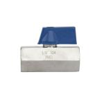 BSPT End Connection Mini Ball Valve made of 304 Stainless Steel for Household