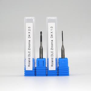 Quality Roland CAD CAM Zirconia Milling Bur DLC Dental Milling Cutter wholesale