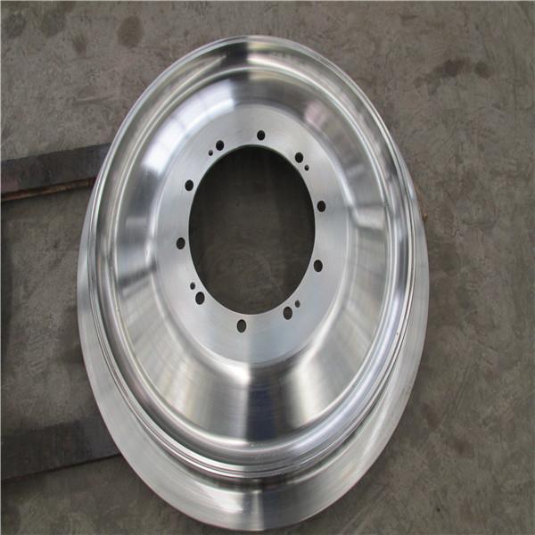 8" Light Duty Steel Rail Wheel Guide Rail Wheel Iron Railway Wheel Steel Forged