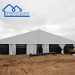 Outdoor Winter PVC Warehouse Storage Tent Heavy Duty For 1000 Seaters White