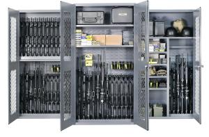 Quality M 16 Heavy Duty Security Cabinets For Weapon Equipment Storage Fully Metal Made wholesale