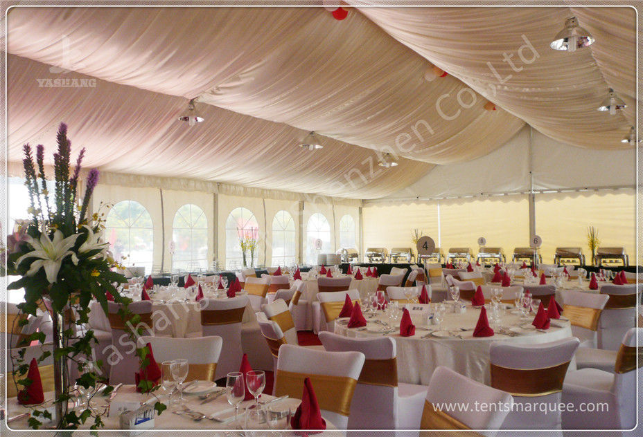 High Peak Marquee Gazebo Tent Shelter , Enclosed Canopy Tent 80 KM / H Wind Load